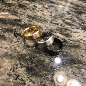 Brand new 3 pack rings